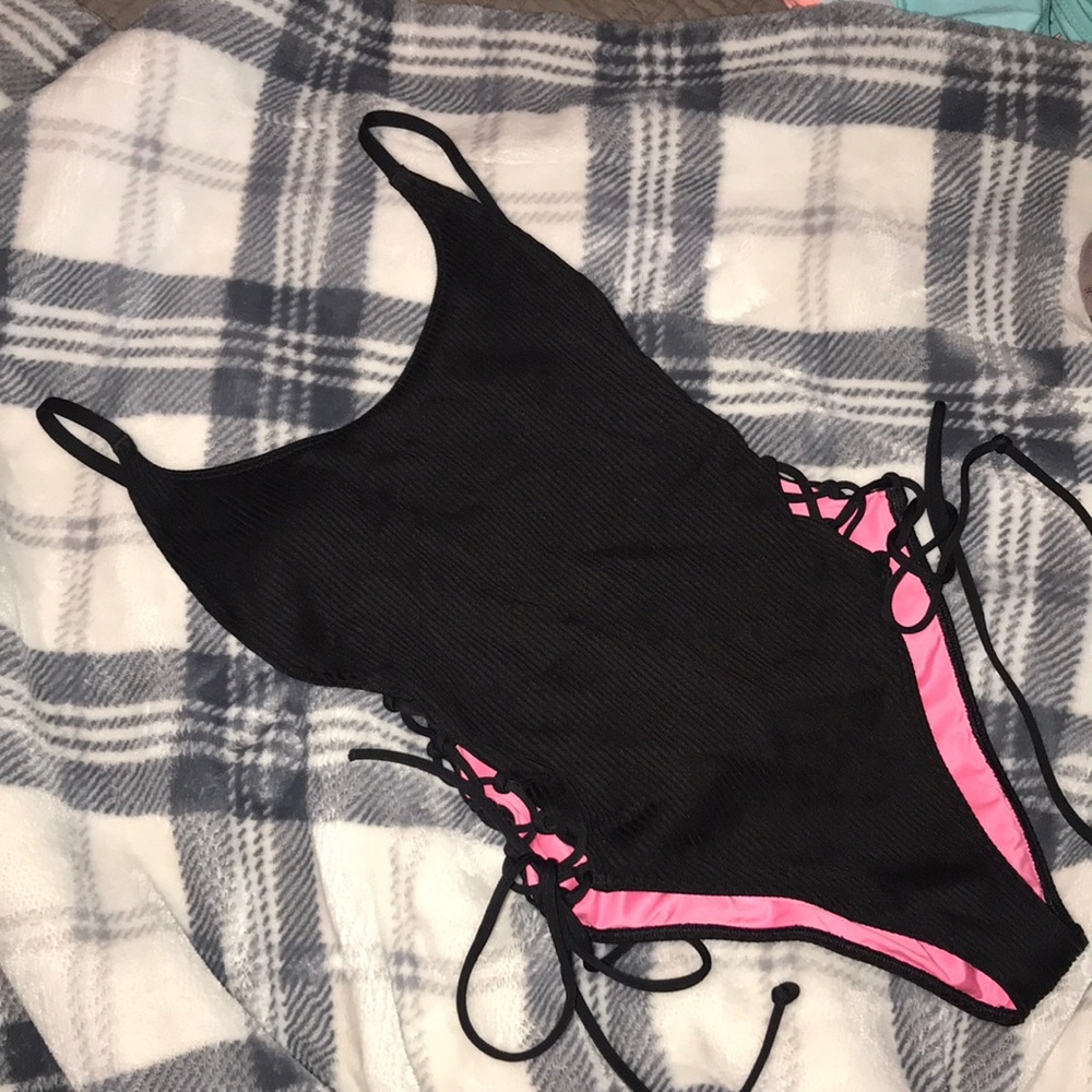 Victoria’s Secret low cut open back one piece